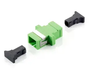Equip optický adaptér SC/APC zelená / Optický adaptér / Singlemode / Simplex / 12 ks