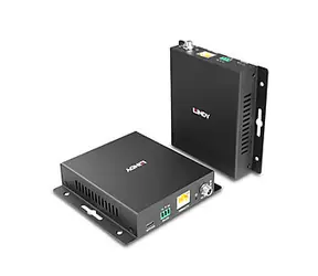 Lindy USB-C Cat.6A extender 100 m černá / Extender / 4K60 / USB Type-C