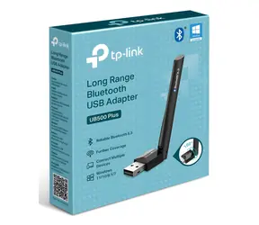 TP-Link UB500 Plus černá / Bluetooth adaptér / USB Typ-A / Bluetooth 5.3 / Plug & Play