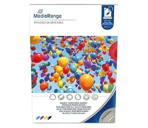 MediaRange A4 oboustranně vysoce lesklý fotopapír 220g / Fotopapír / 50 listů / inkoust
