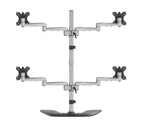 StarTech Quad-Monitor Stand / Držák pro 4 monitory / do 32" / nosnost 8 kg / náklon -40° až 90° / otočení 360°