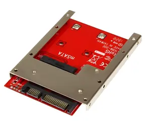 StarTech adaptér mSATA SSD na 2,5" SATA / Adaptér / -40 až 85 °C / 7 mm