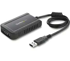 StarTech adaptér USB na VGA černá / Adaptér / 1920x1200 / kabel 0,5 m