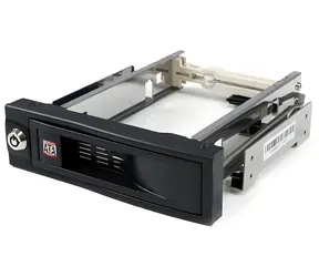 StarTech 3.5" Trayless SATA Backplane černá / Rámeček pro pevný disk / Hot Swap / SATA / 5.25" pozice