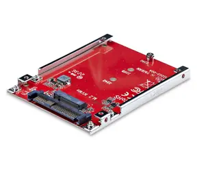 StarTech adaptér M.2 NVMe SSD na 2.5" U.3 červený / Adaptér / Rozhraní M.2 - U.3