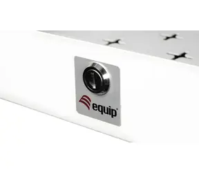 Equip světle šedá / Nástěnná skříň / 19" / 5U / ocelové dveře / 500x475 mm