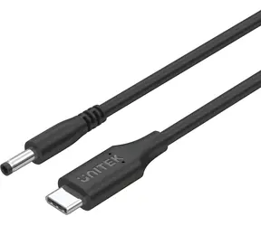 Unitek C14118BK / Napájecí kabel / USB-C - DC 4,0mm / pro Lenovo 65W / 1,8 m