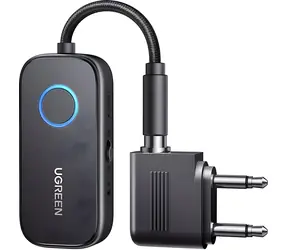 Ugreen CM671 černá / Bluetooth adaptér / Vysílač a přijímač / Bluetooth 5.2 / Jack 3,5 mm / 300 mAh