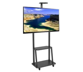 Techly ICA-TR33 černá / Podlahový stojan pro TV / 32-70" / 60 kg / VESA / nastavitelný