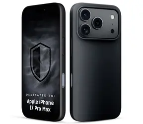 3mk Hardy Mellow MagCase pro Apple iPhone 17 Pro Max černá / Pouzdro / MagSafe / silikon / mikrovlákno