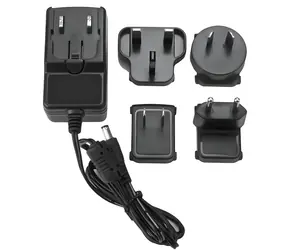 StarTech napájecí adaptér 12V/2A EU/UK/AU černá / Napájecí adaptér / 24 W / 100-240 V / Výměnné konektory EU/UK/AU
