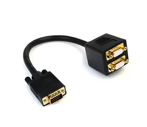 StarTech VGA video splitter kabel černá / Kabel / VGA (D-Sub) - 2x VGA (D-Sub) / 0,3 m