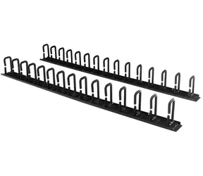 StarTech D-Ring hák na kabely 6FT / Kabelový organizér / Ocel / 1727 mm / černá
