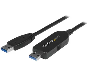 StarTech PCLINQ černá / Datový kabel / USB-A - USB-A / USB 3.0 / 5 Gbps / 1,8 m
