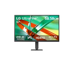 27" LG UltraFine 27U710B-B černá / Monitor / IPS / 4K UHD / 60 Hz / HDMI & DP