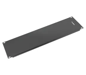 Lanberg 19" černý / Zaslepovací panel / 3U / Plast