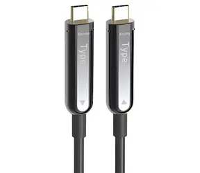 PremiumCord Optický AOC video kabel USB-C 10 m / Video kabel / USB-C / 4K 60Hz / optické vlákno