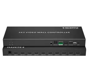 PremiumCord Video Wall Controller pro 9 monitorů / Video wall controller / 1x HDMI vstup / 9 zobrazovacích módů