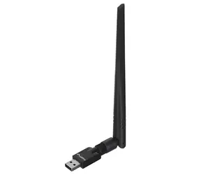 Lanberg Wi-Fi adaptér N300 černá / Wi-Fi adaptér / USB 2.0 / 300 Mbit/s / interní a externí anténa