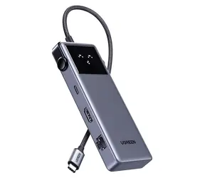 Ugreen 45155 UNO / USB hub 7v1 / HDMI 4K 60Hz / RJ45 Gigabit / USB-C PD 100W / 4x USB