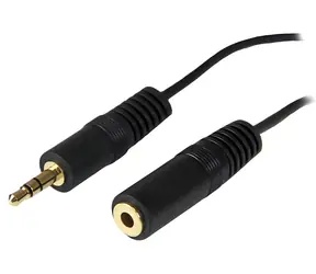 StarTech prodlužovací audio kabel 3,5mm 3,7 m černá / Prodlužovací audio kabel / Jack 3,5mm