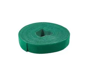 LogiLink Suchý zip na kabely zelený / Organizátor kabelů / 16 mm x 4 m