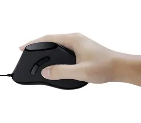 LogiLink ID0158 černá / Ergonomická myš / USB / 1000 DPI / 5 tlačítek