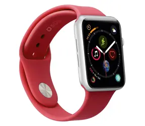 SBS Řemínek pro Apple Watch 40 mm červený / Řemínek / Velikost M/L