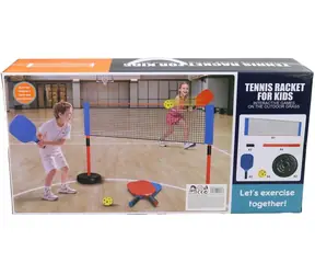 MADE Sada na plážový tenis / Pálky, míček a síť / plast