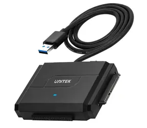 Unitek Y-3324 / Adaptér USB 3.0 na SATA/IDE / 2,5" a 3,5" HDD/SSD / až 3 disky současně