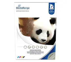 MediaRange A4 lesklý samolepicí fotopapír / Fotopapír / 50 listů / 115 g/m2 / inkoustový