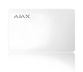 Ajax Pass bílá / Bezkontaktní karta / balení 100 ks