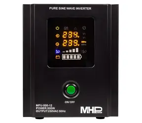 Carspa MHPower MPU-500-12 / Napěťový měnič / UPS / 500 W / čistý sinus / 12V