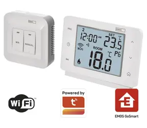 EMOS GoSmart P56211 / Termostat / bezdrátový / programovatelný / Wi-Fi / bílá