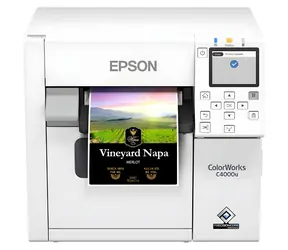 Epson ColorWorks C4000e bílá, lesklý inkoust / Tiskárna štítků / inkoustová / 1200x1200 dpi / USB