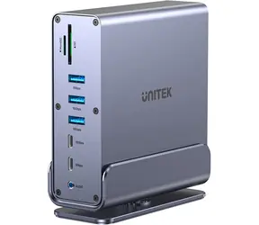 Unitek dokovací stanice 15v1 DisplayLink / Dokovací stanice / Triple 4K / USB