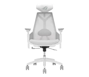 ASUS ROG Destrier Core SL400C bílá / Herní židle / síťovina / náklon 90-125° / nosnost 136 kg