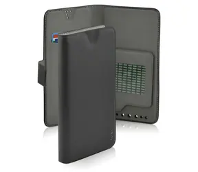 Fonex Twin Universal Book černá / Pouzdro typu kniha / pro telefony 6,3" - 6,7"