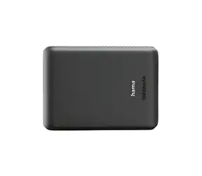 Hama Power Pack New Performance 10 antracit / Powerbanka / 10000 mAh / 1x USB-C / 2x USB-A / 5V / 3A
