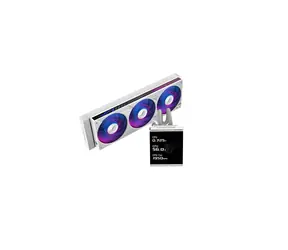 ASUS ROG STRIX SLC IV 360 bílá / Komplet vodního chlazení CPU / 3x 120mm / ARGB / LCD 5,08" / AM4/AM5/LGA1700/1851