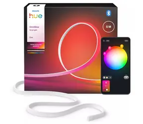 Philips Hue OmniGlow 5m bílá / LED světelný pásek / Bluetooth & Zigbee / silikonový plášť