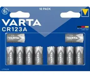 Varta Baterie CR123A / 3 V / 1430 mAh / lithiová / 10 ks / v blistru