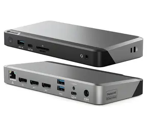 Alogic DX3 Triple 4K vesmírně šedá / Dokovací stanice / USB-C / PD 100W / 3x 4K displej
