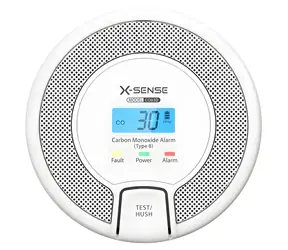X-Sense CO03D / Detektor oxidu uhelnatého / LCD displej / elektrochemický senzor / alarm 85 dB