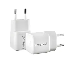 Intenso W30C GaN bílá / Nabíječka / 2 ks / USB-C / PD 3.0, QC 4.0 / 30W