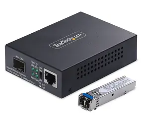 StarTech LC mediakonvertor černá / Mediakonvertor / RJ-45 / 2000 Mbit/s / IEEE 802.3z