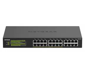 Netgear GS324P černá / Switch / 24x Gigabit Ethernet / PoE+ / Unmanaged / 210W