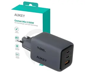 Aukey PA-C5 šedá / Nabíječka / 100W / USB-C