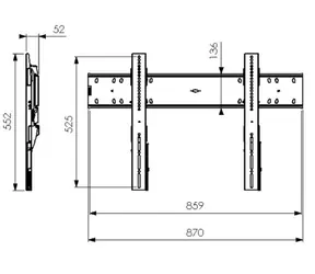 Vogels Professional PFW 6810 / Nástěnný držák pro TV / náklon / max. 100 kg / integrovaný zámek