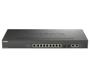 D-Link DMS-1250-12TP/E / Multigigabitový PoE switch / 8x 2,5G RJ45 PoE / L2 / PoE budget 240W